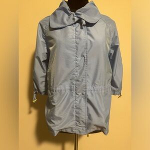 EUC Lilly & Van Blue Zip Up Anorak Jacket size XS